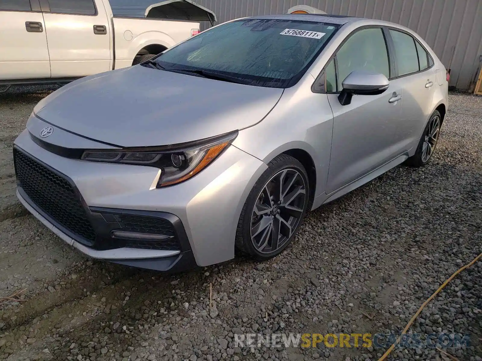 2 Photograph of a damaged car JTDP4RCEXLJ038557 TOYOTA COROLLA 2020