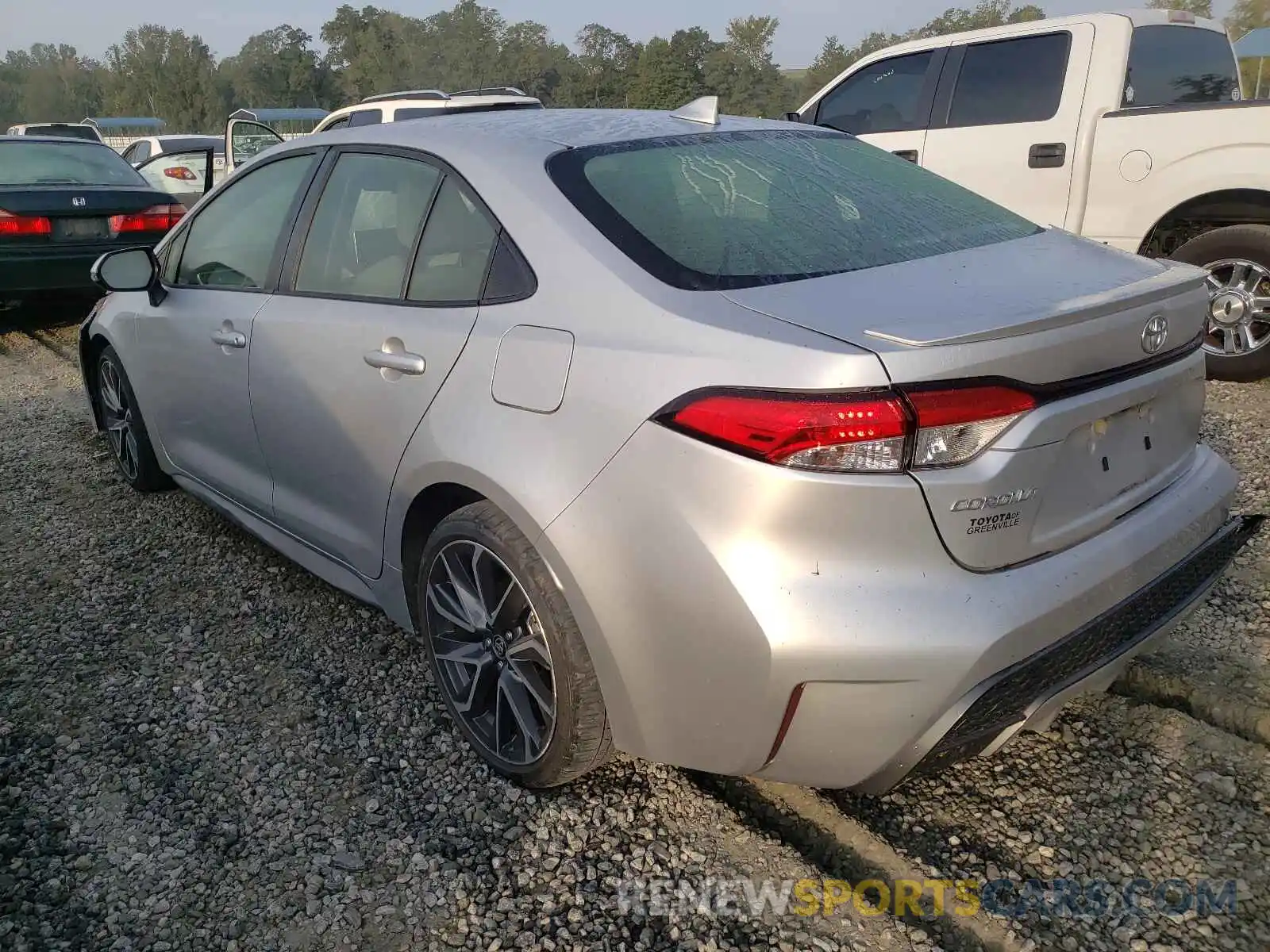 3 Photograph of a damaged car JTDP4RCEXLJ038557 TOYOTA COROLLA 2020