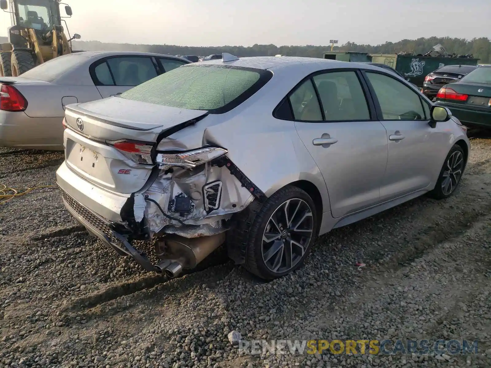 4 Photograph of a damaged car JTDP4RCEXLJ038557 TOYOTA COROLLA 2020