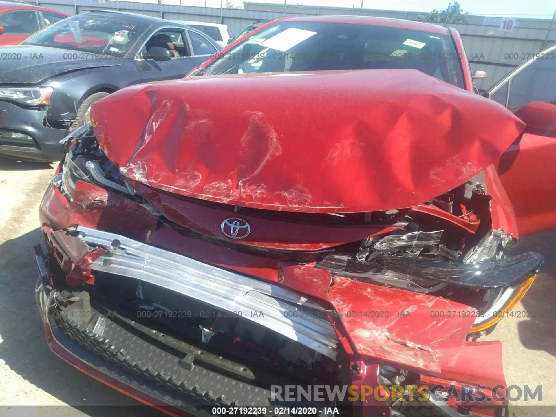 6 Photograph of a damaged car JTDP4RCEXLJ043760 TOYOTA COROLLA 2020