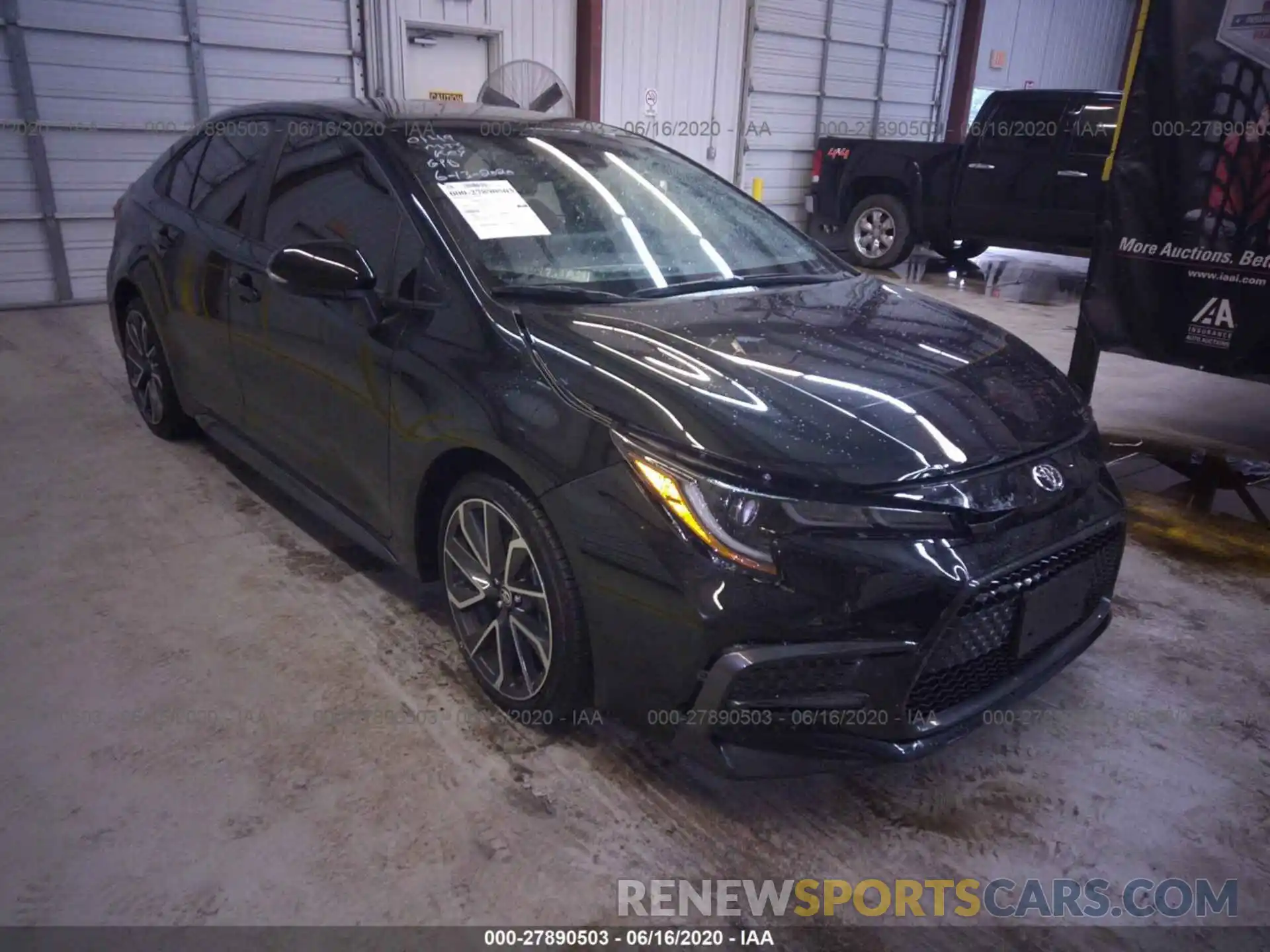 1 Photograph of a damaged car JTDS4RCE0LJ000149 TOYOTA COROLLA 2020