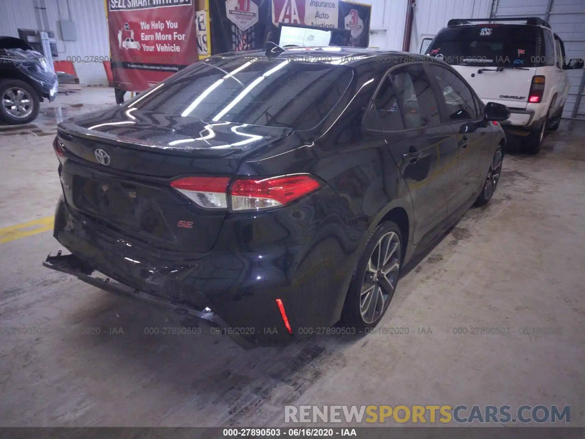 4 Photograph of a damaged car JTDS4RCE0LJ000149 TOYOTA COROLLA 2020