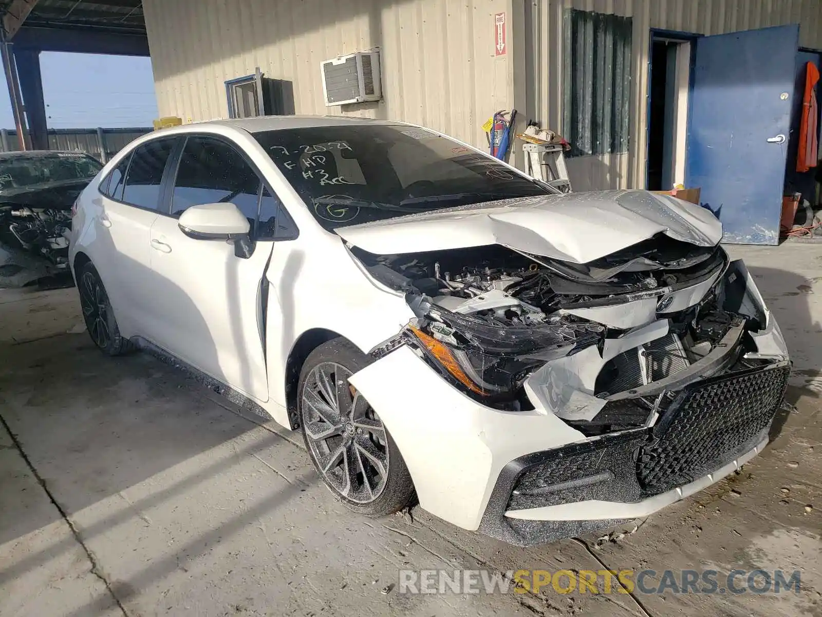 1 Photograph of a damaged car JTDS4RCE0LJ000717 TOYOTA COROLLA 2020