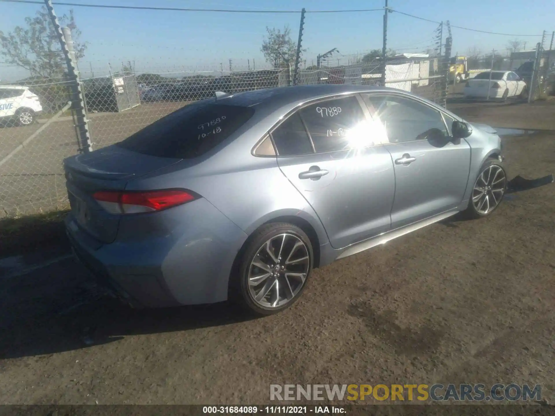 4 Photograph of a damaged car JTDS4RCE0LJ002001 TOYOTA COROLLA 2020