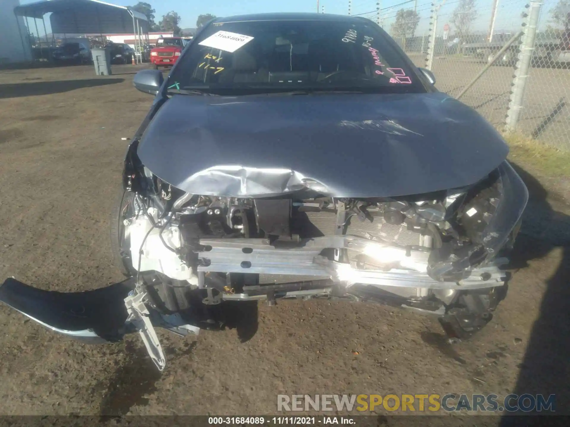 6 Photograph of a damaged car JTDS4RCE0LJ002001 TOYOTA COROLLA 2020