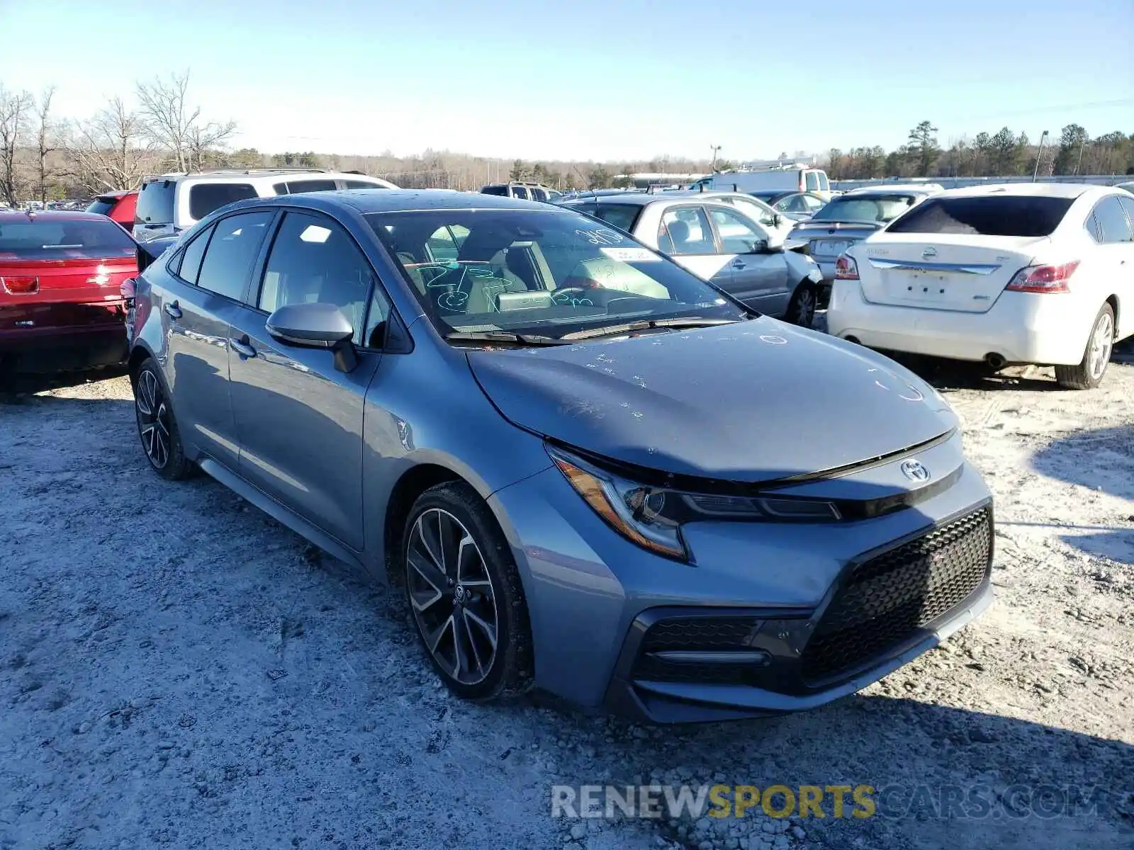 1 Photograph of a damaged car JTDS4RCE0LJ002452 TOYOTA COROLLA 2020