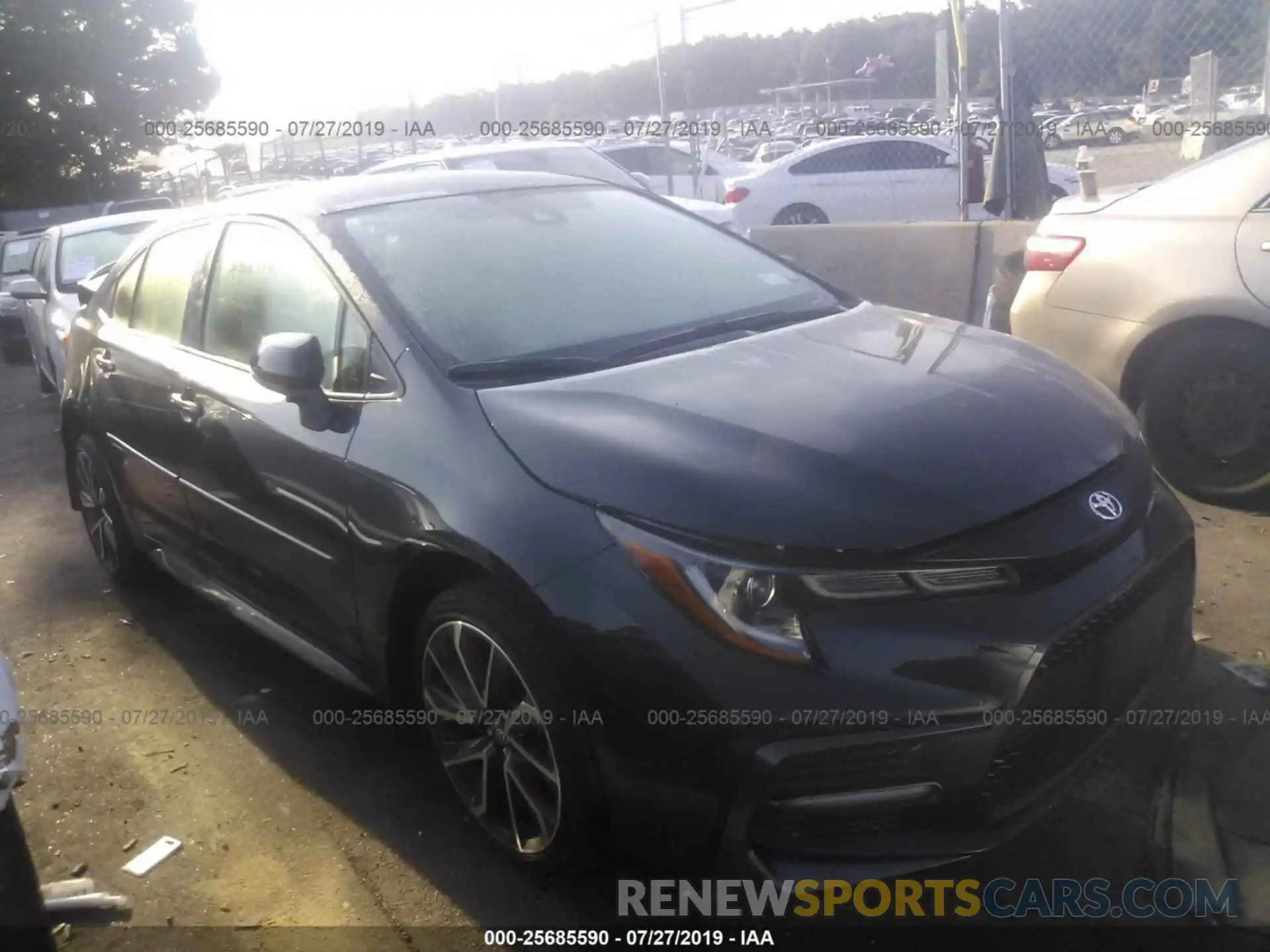 1 Photograph of a damaged car JTDS4RCE0LJ003634 TOYOTA COROLLA 2020