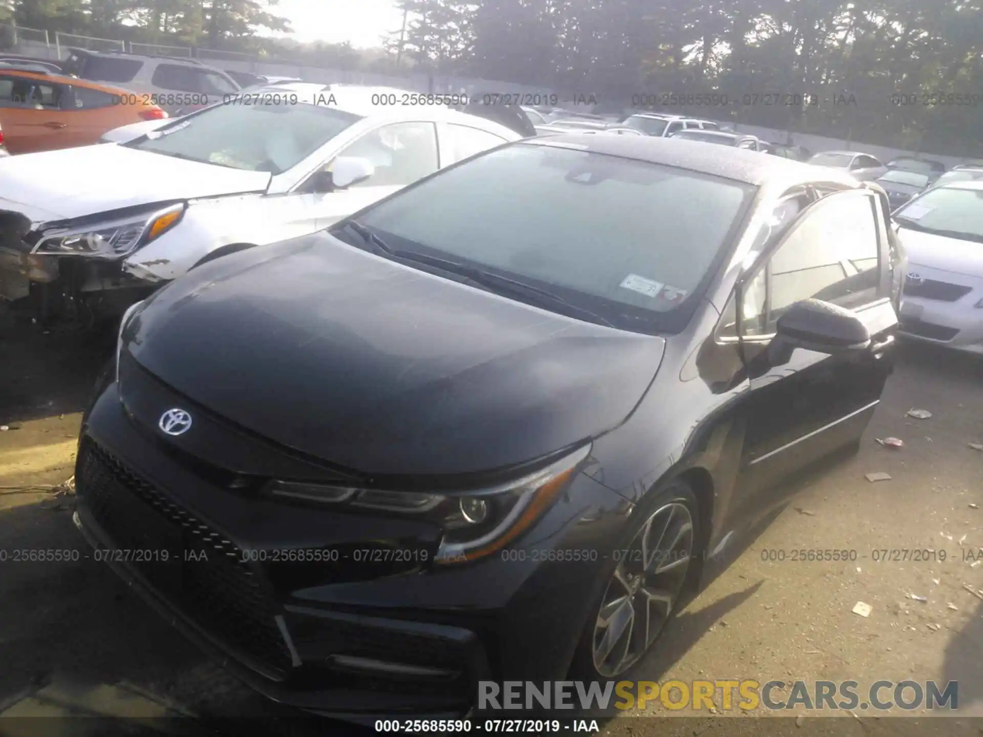 2 Photograph of a damaged car JTDS4RCE0LJ003634 TOYOTA COROLLA 2020