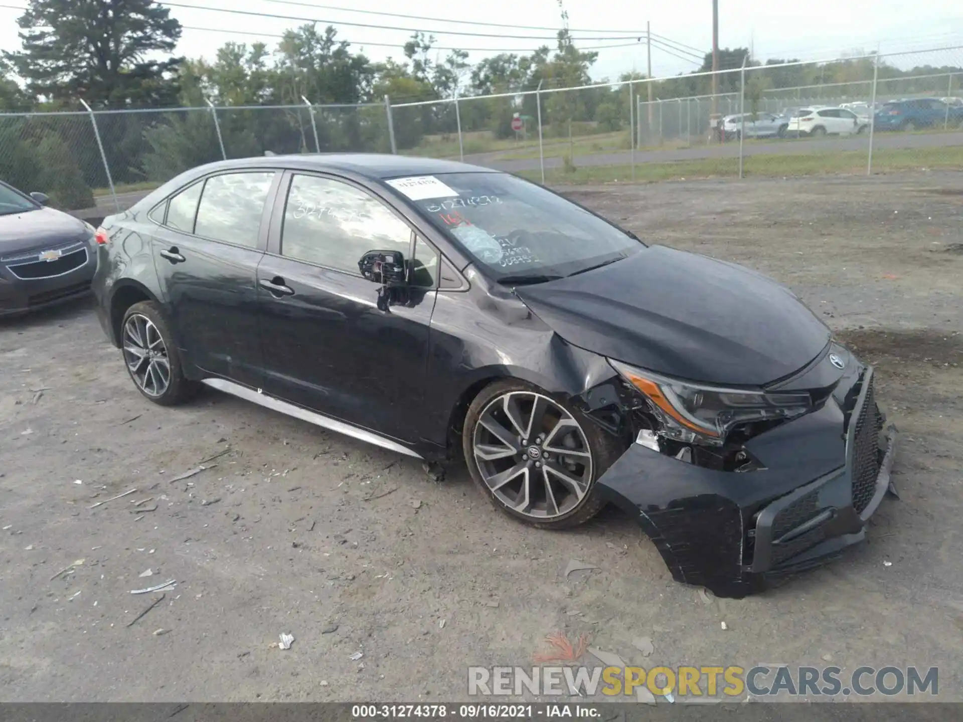 1 Photograph of a damaged car JTDS4RCE0LJ003732 TOYOTA COROLLA 2020