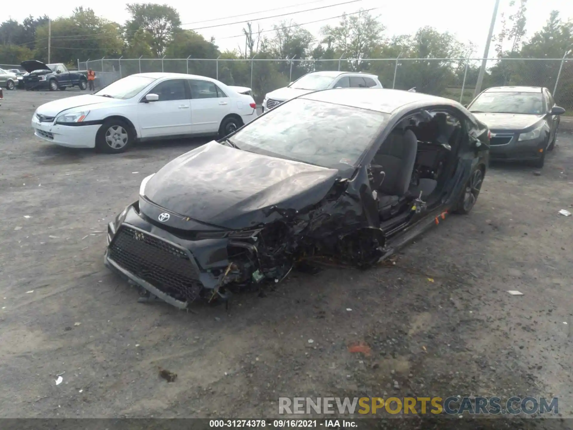 6 Photograph of a damaged car JTDS4RCE0LJ003732 TOYOTA COROLLA 2020