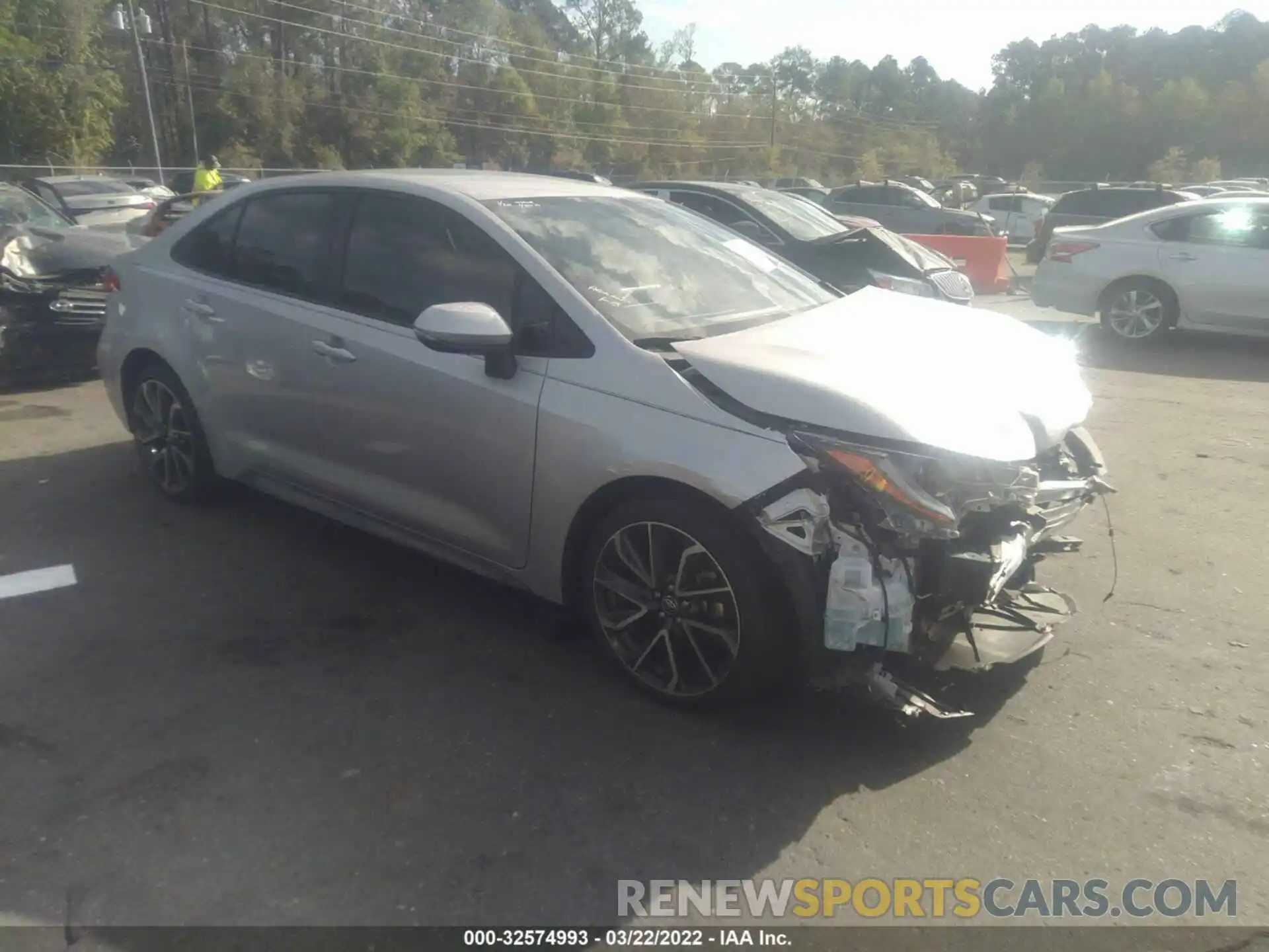 1 Photograph of a damaged car JTDS4RCE0LJ004119 TOYOTA COROLLA 2020