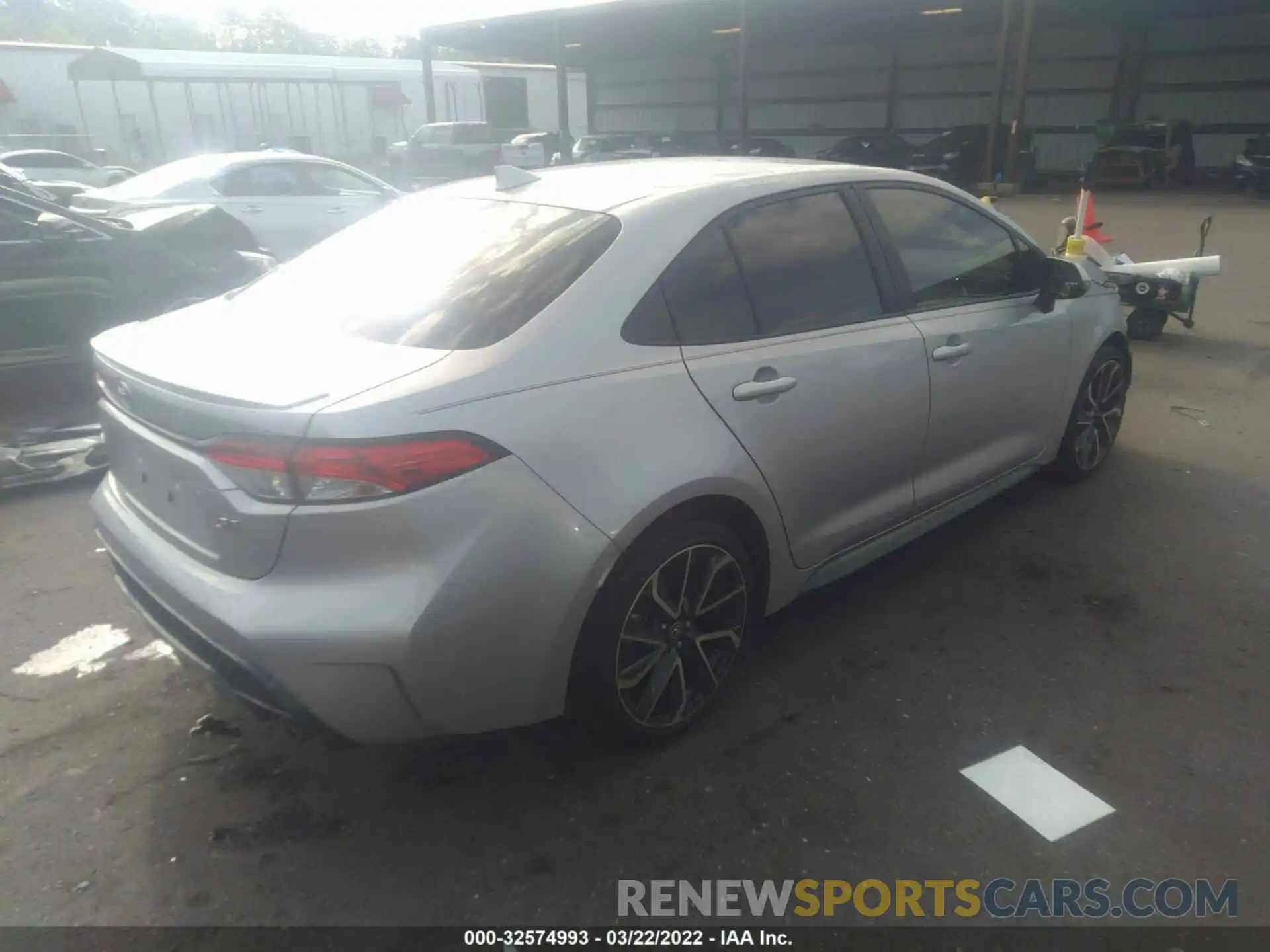 2 Photograph of a damaged car JTDS4RCE0LJ004119 TOYOTA COROLLA 2020