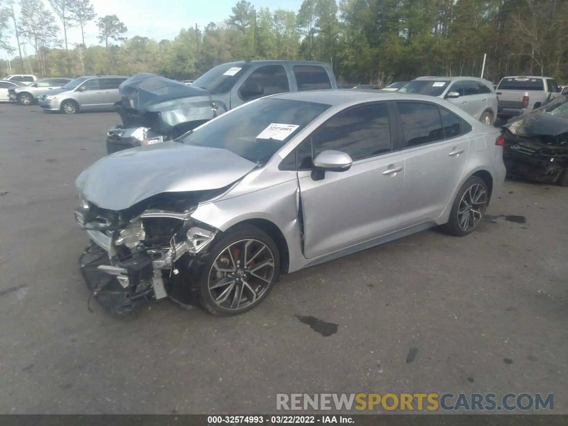 4 Photograph of a damaged car JTDS4RCE0LJ004119 TOYOTA COROLLA 2020