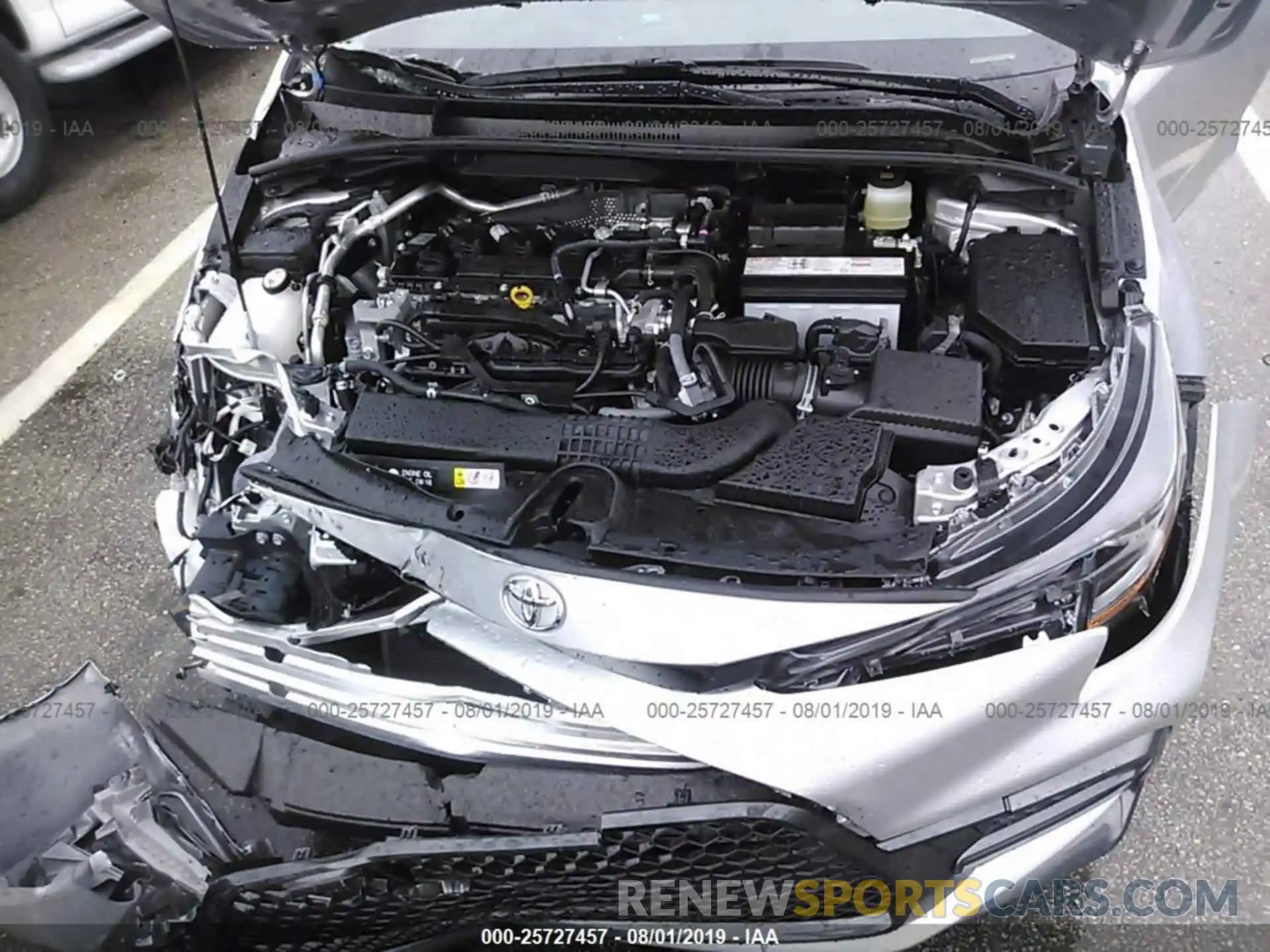10 Photograph of a damaged car JTDS4RCE0LJ004251 TOYOTA COROLLA 2020