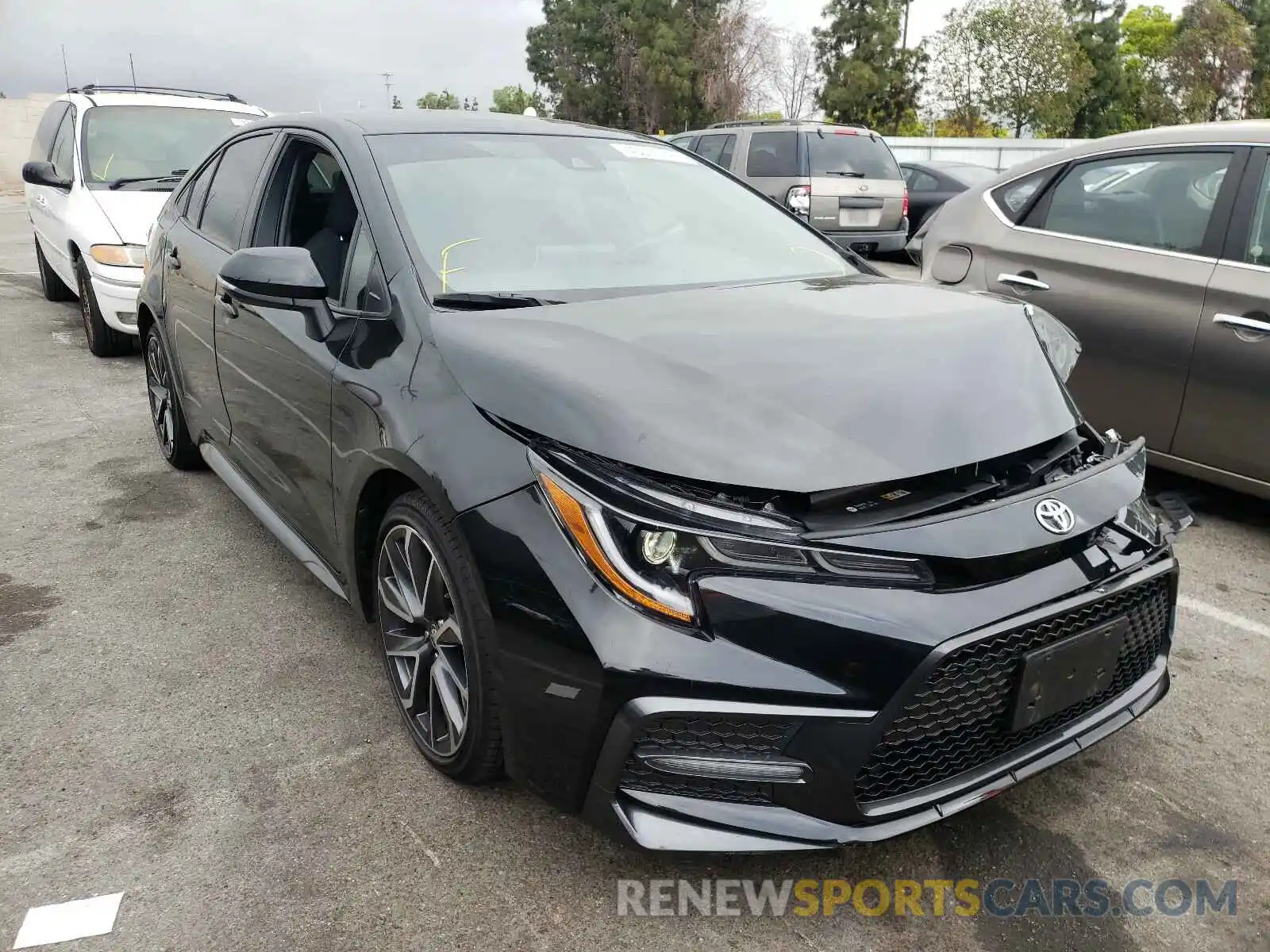 1 Photograph of a damaged car JTDS4RCE0LJ004637 TOYOTA COROLLA 2020