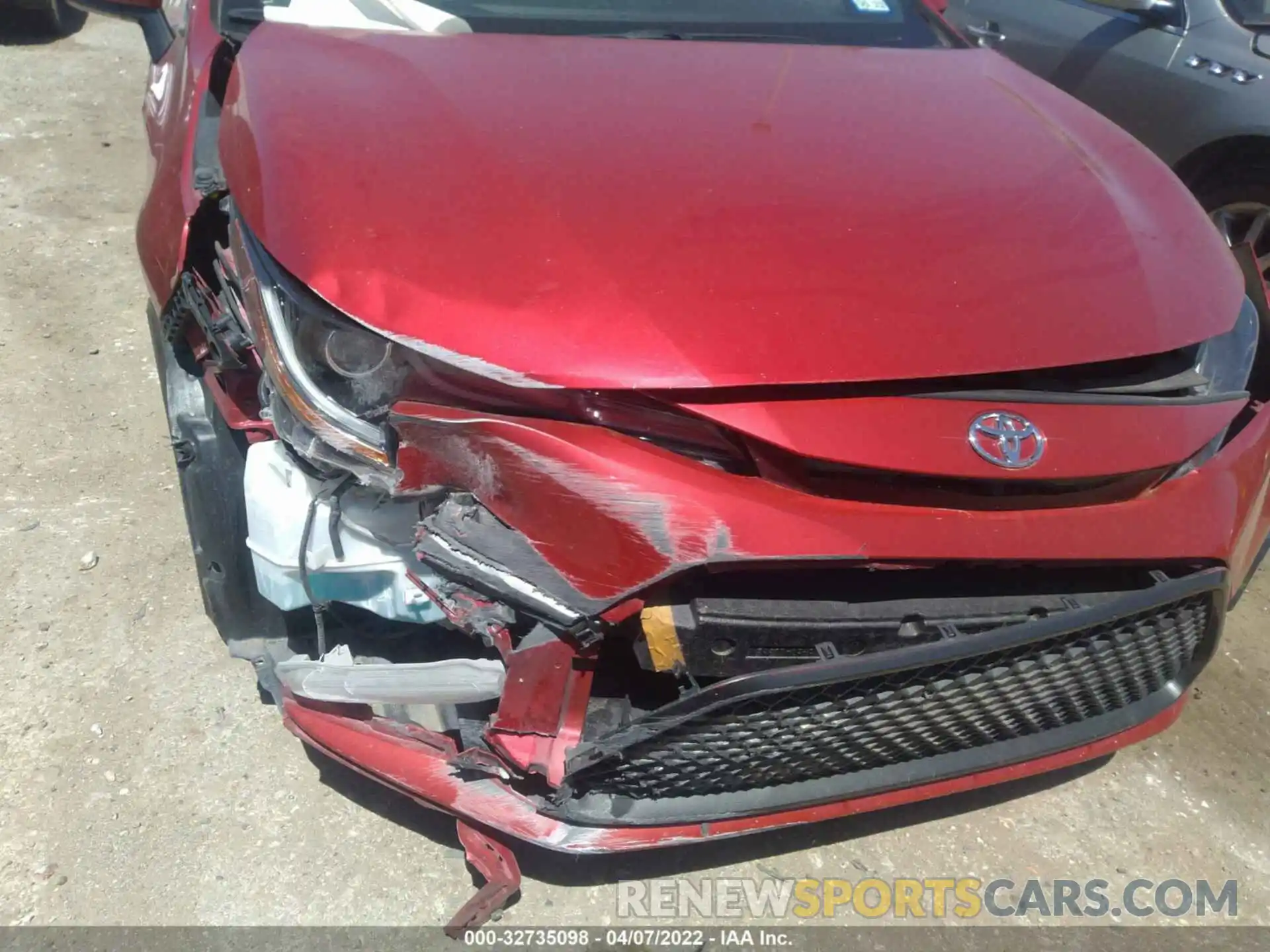 6 Photograph of a damaged car JTDS4RCE0LJ005030 TOYOTA COROLLA 2020