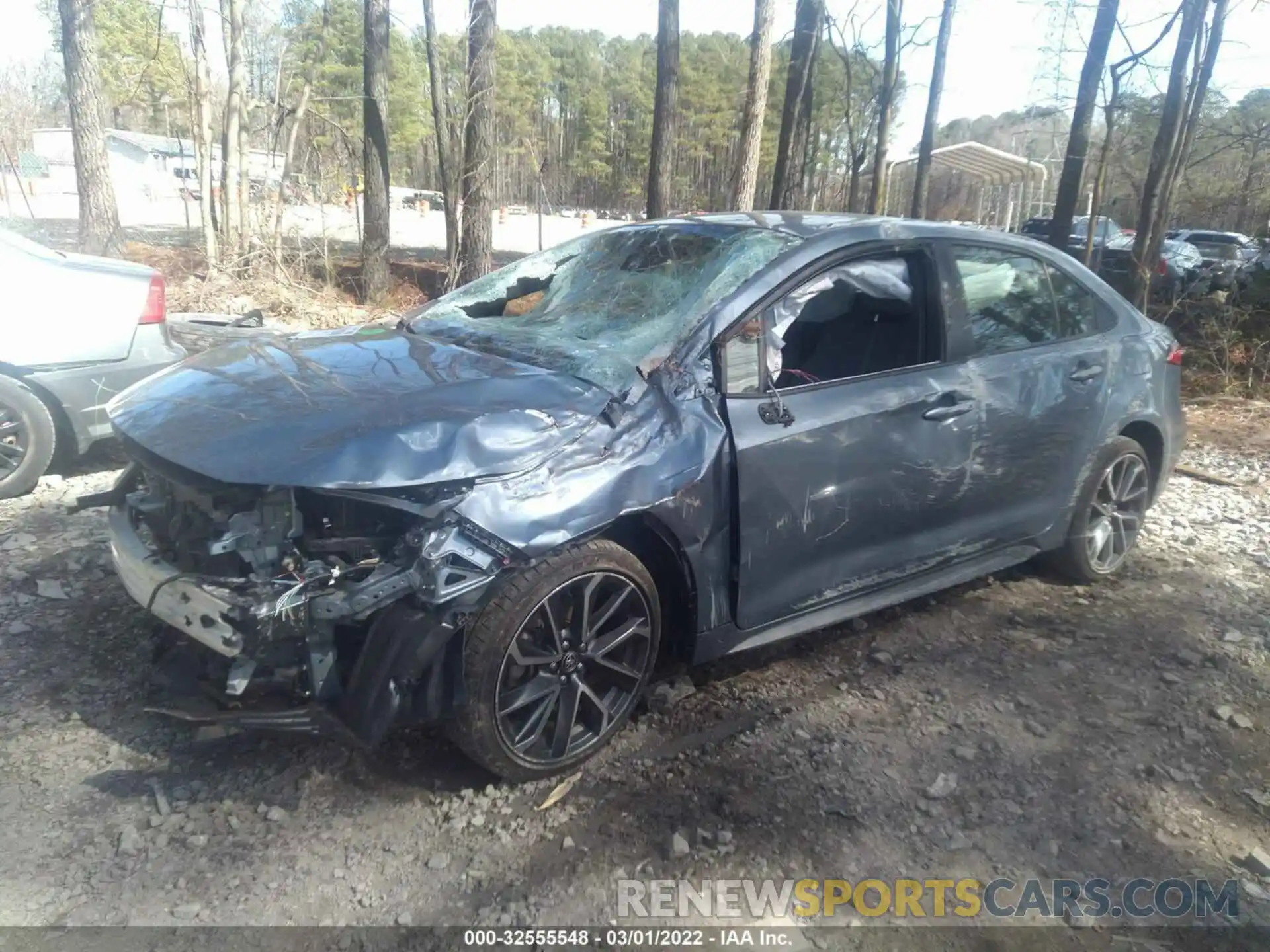 2 Photograph of a damaged car JTDS4RCE0LJ006419 TOYOTA COROLLA 2020