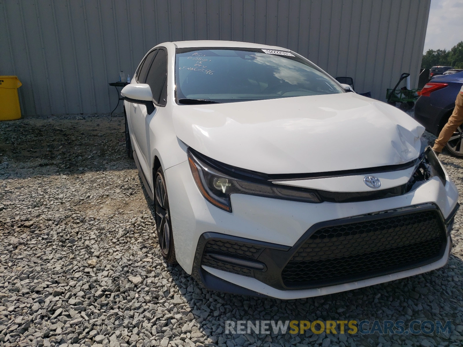 1 Photograph of a damaged car JTDS4RCE0LJ006596 TOYOTA COROLLA 2020