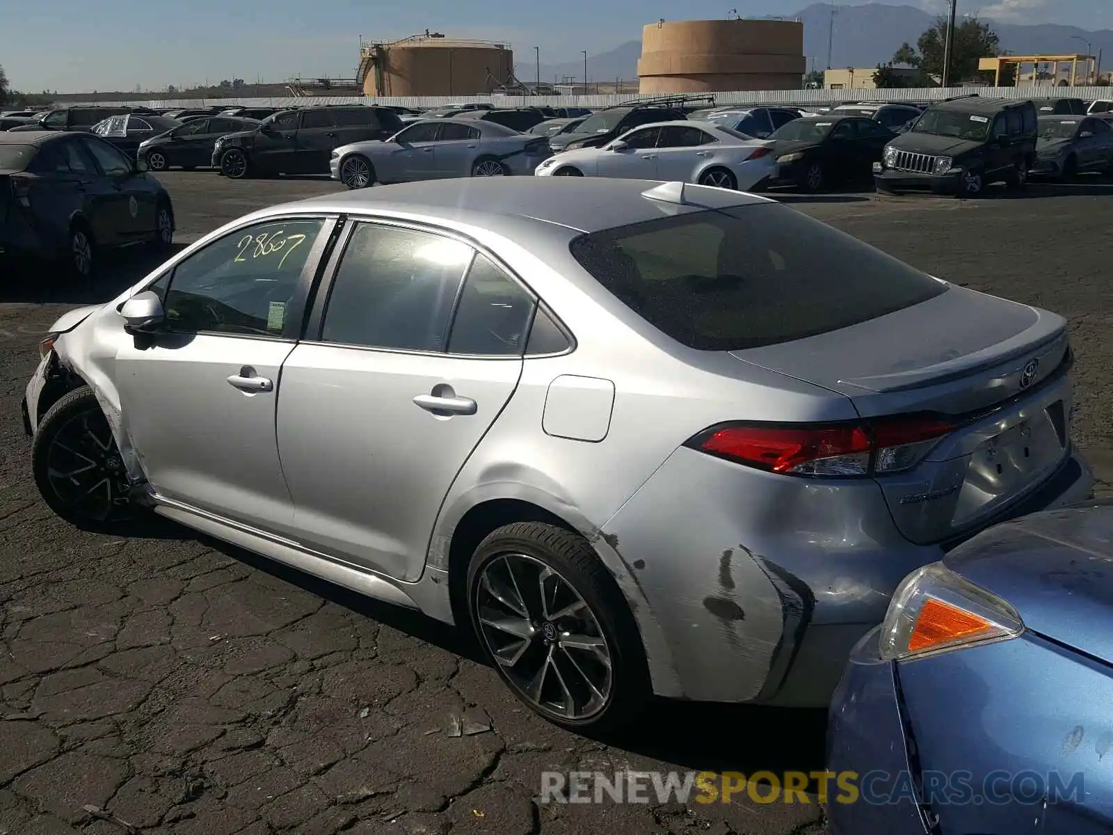 3 Photograph of a damaged car JTDS4RCE0LJ007361 TOYOTA COROLLA 2020