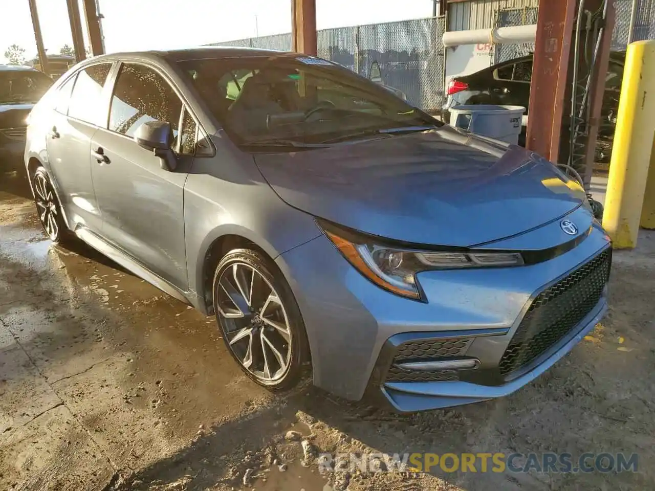 1 Photograph of a damaged car JTDS4RCE0LJ007702 TOYOTA COROLLA 2020