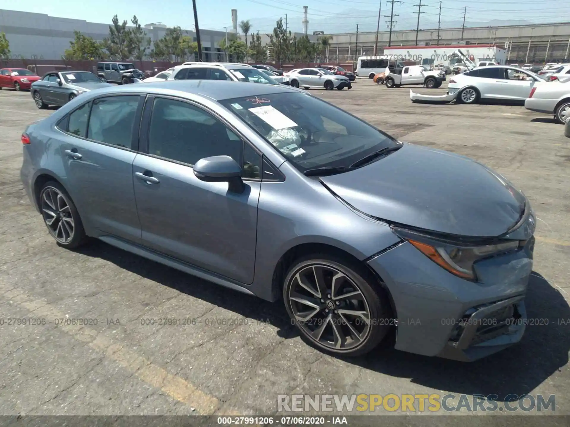 1 Photograph of a damaged car JTDS4RCE0LJ007778 TOYOTA COROLLA 2020