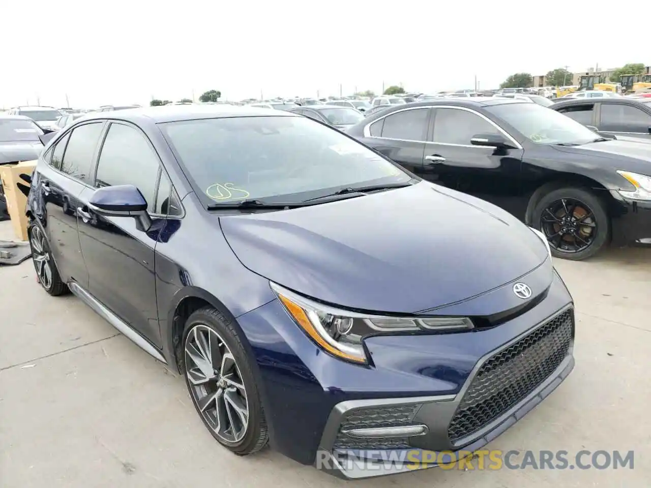 1 Photograph of a damaged car JTDS4RCE0LJ007800 TOYOTA COROLLA 2020