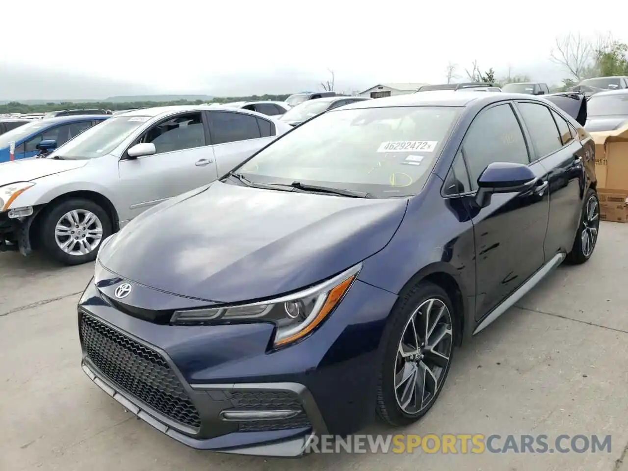 2 Photograph of a damaged car JTDS4RCE0LJ007800 TOYOTA COROLLA 2020