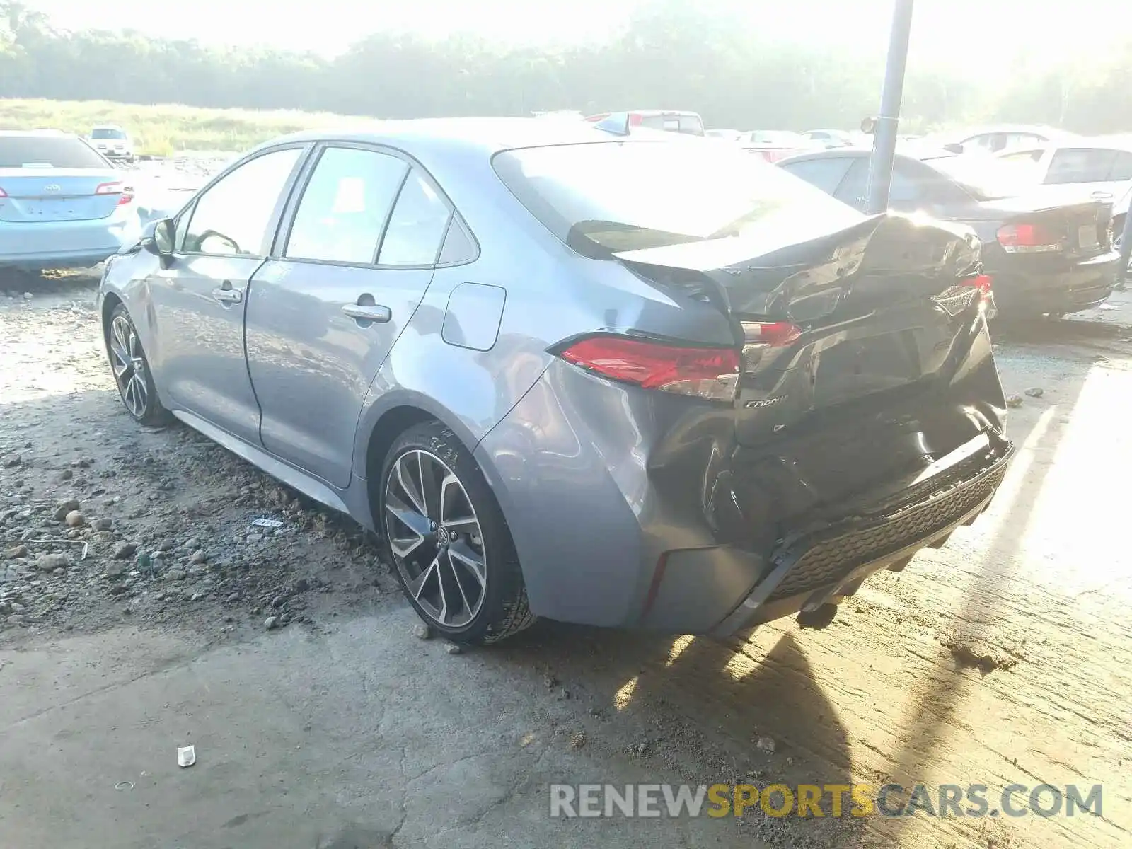 3 Photograph of a damaged car JTDS4RCE0LJ007909 TOYOTA COROLLA 2020