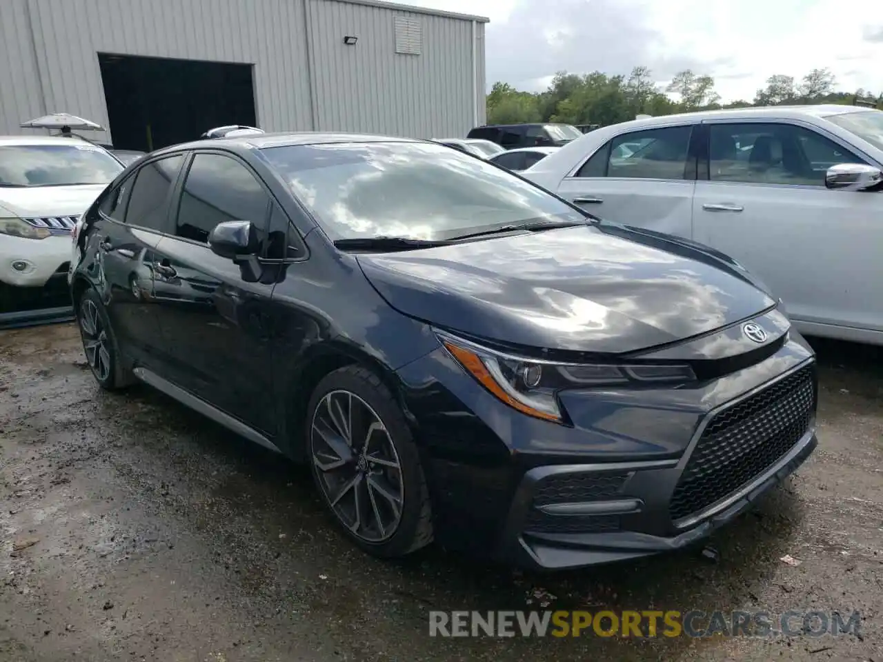 1 Photograph of a damaged car JTDS4RCE0LJ008655 TOYOTA COROLLA 2020