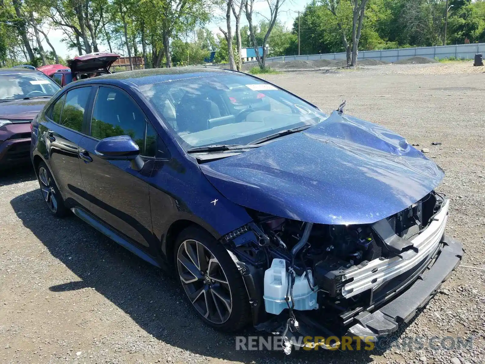 1 Photograph of a damaged car JTDS4RCE0LJ009787 TOYOTA COROLLA 2020