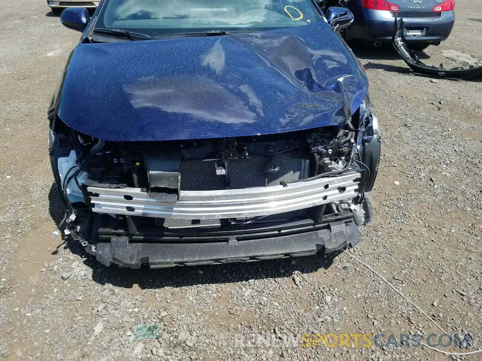 9 Photograph of a damaged car JTDS4RCE0LJ009787 TOYOTA COROLLA 2020