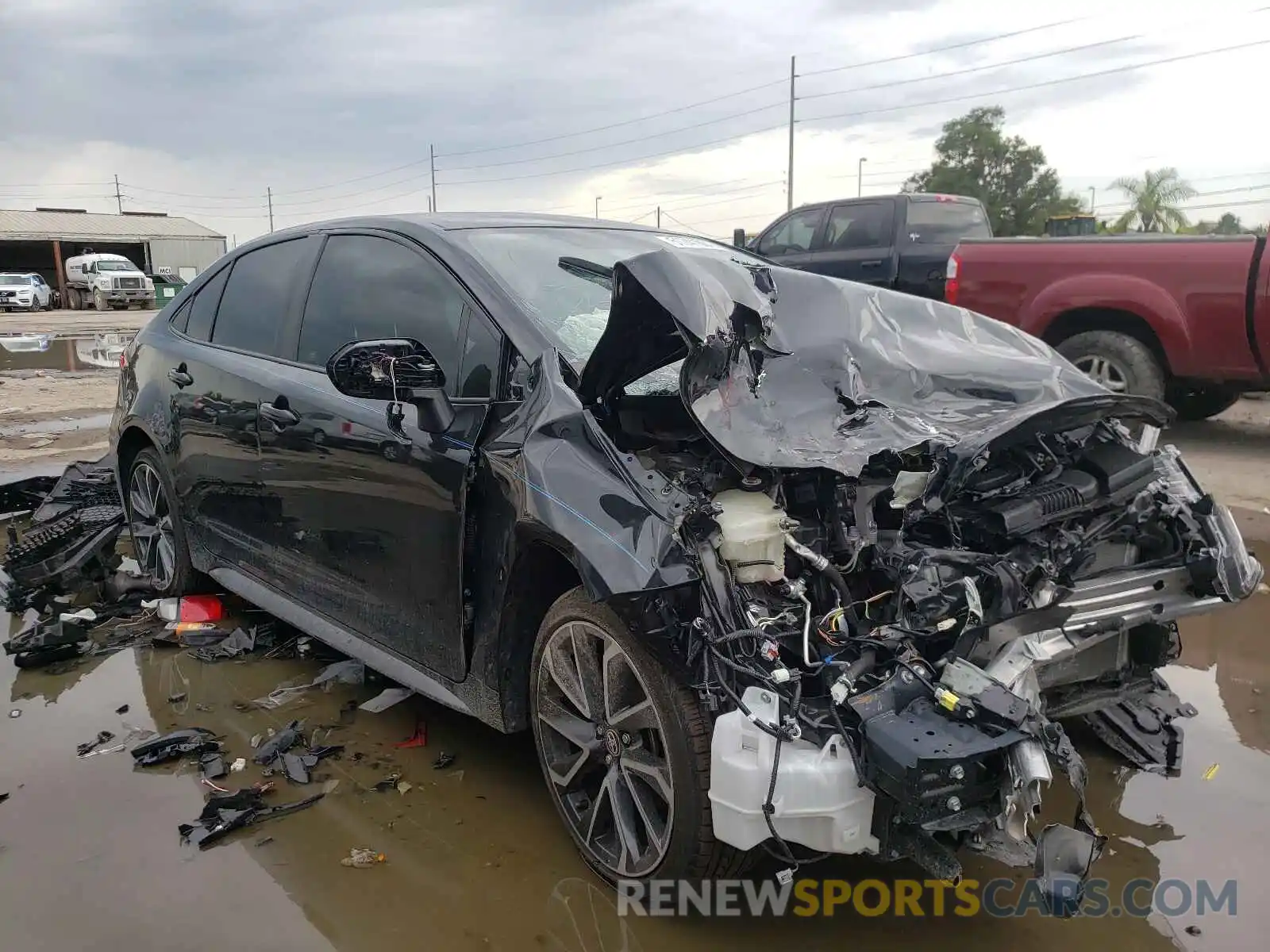 1 Photograph of a damaged car JTDS4RCE0LJ010003 TOYOTA COROLLA 2020