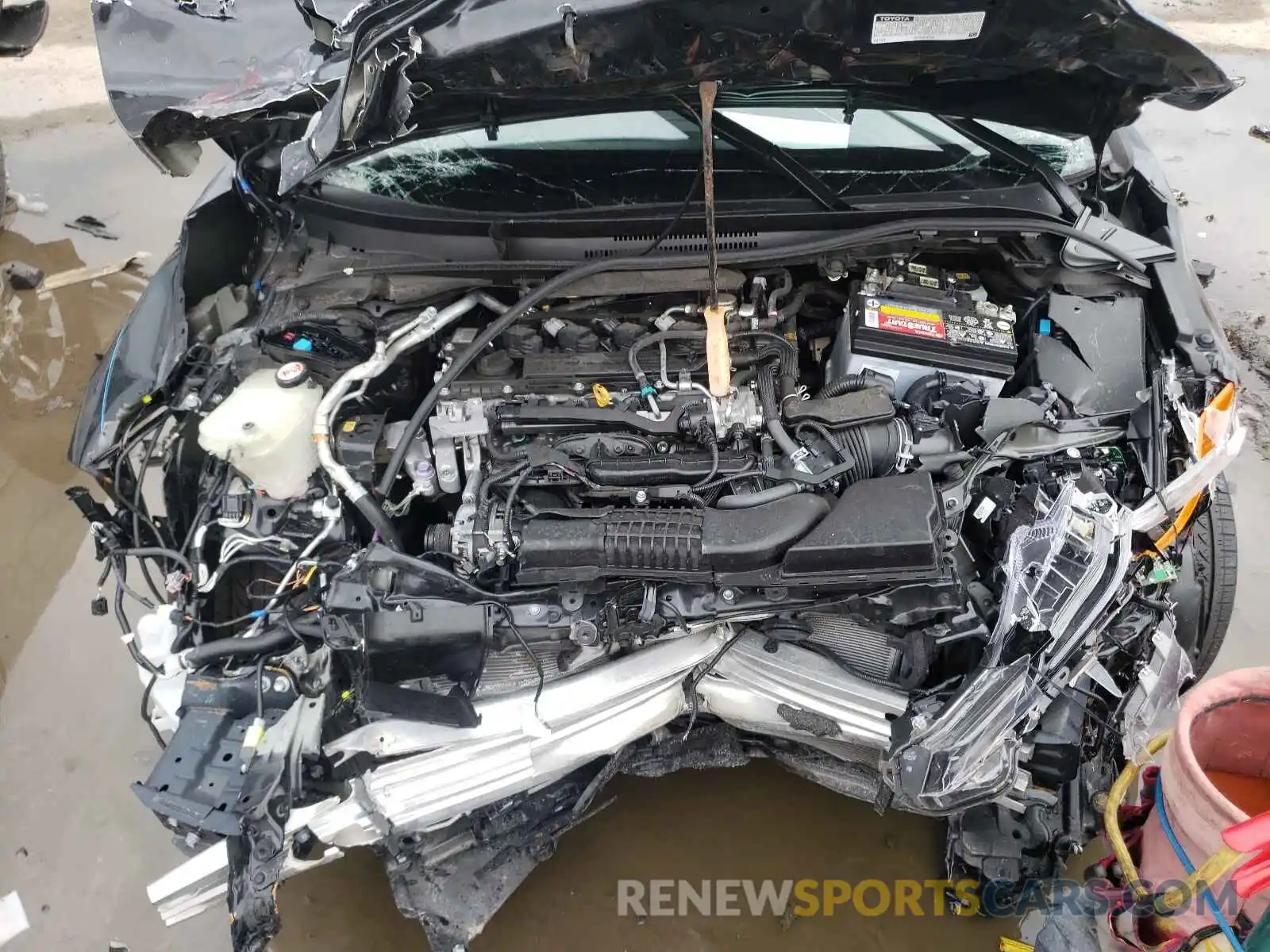 7 Photograph of a damaged car JTDS4RCE0LJ010003 TOYOTA COROLLA 2020