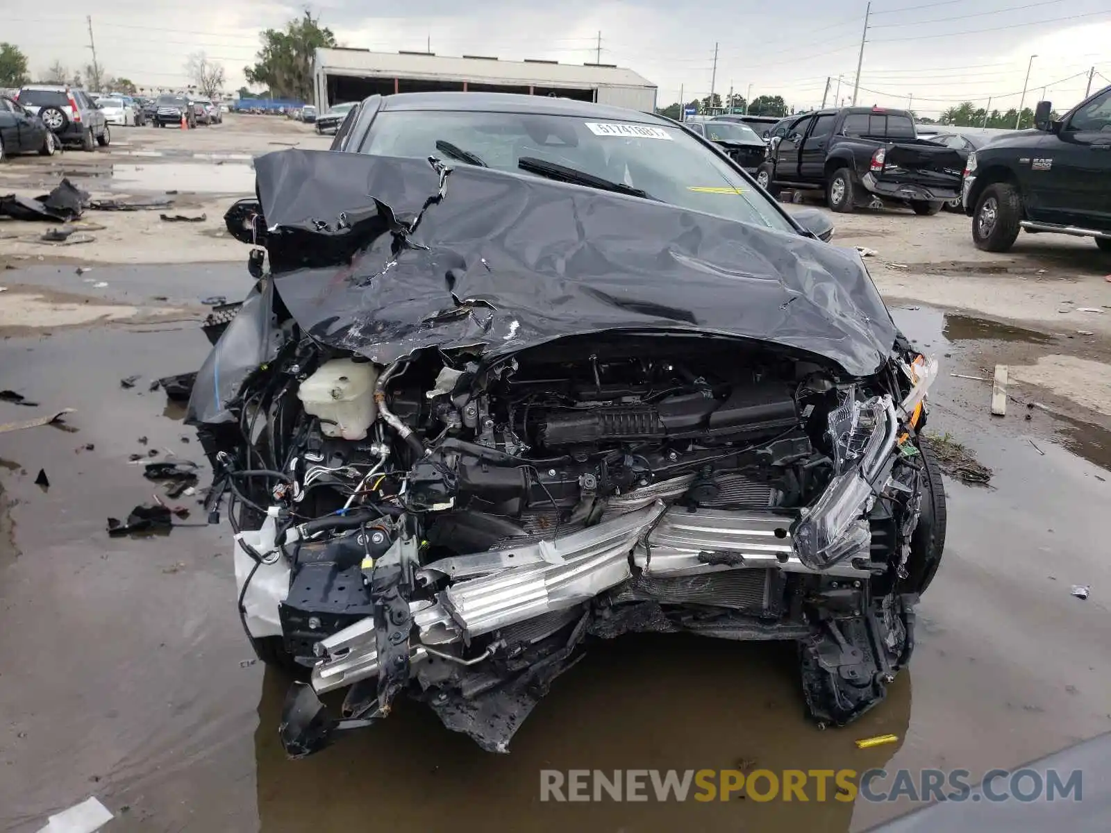 9 Photograph of a damaged car JTDS4RCE0LJ010003 TOYOTA COROLLA 2020