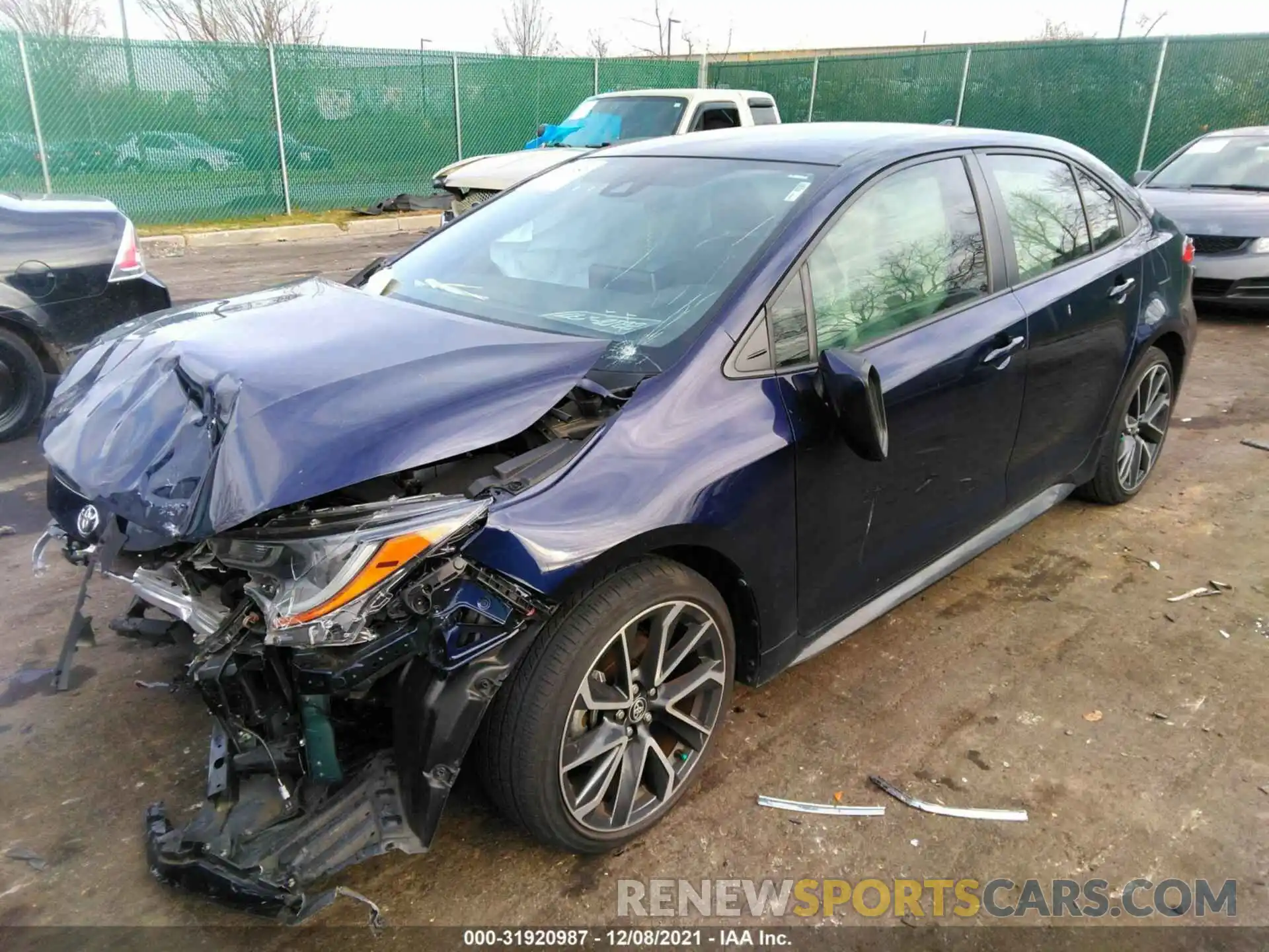 2 Photograph of a damaged car JTDS4RCE0LJ010776 TOYOTA COROLLA 2020