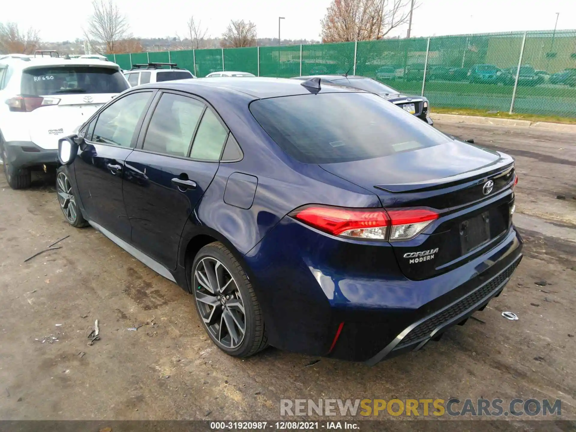 3 Photograph of a damaged car JTDS4RCE0LJ010776 TOYOTA COROLLA 2020