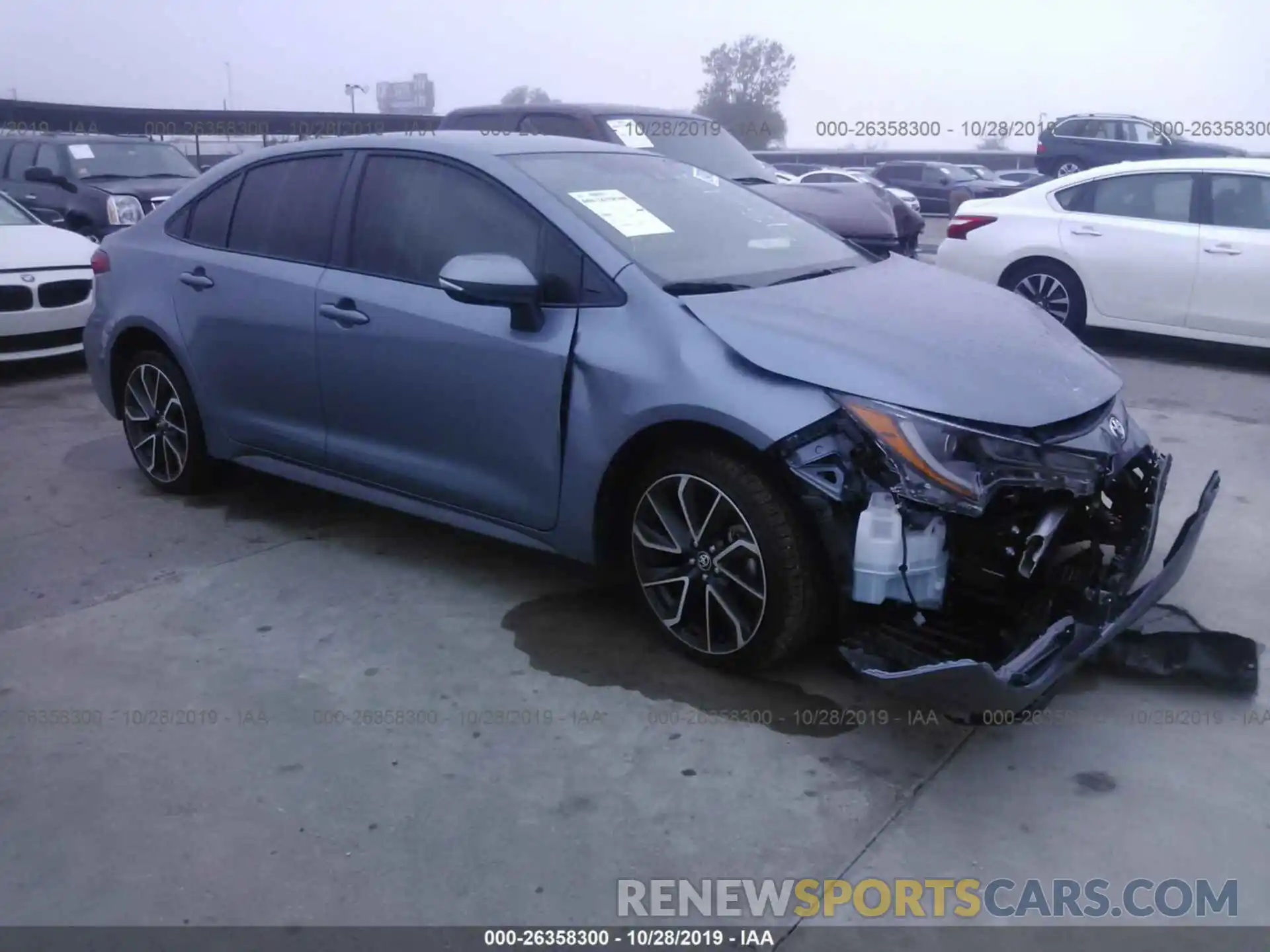 1 Photograph of a damaged car JTDS4RCE0LJ010809 TOYOTA COROLLA 2020