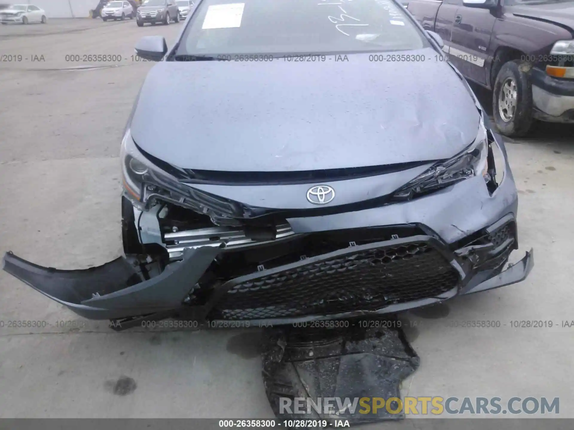 6 Photograph of a damaged car JTDS4RCE0LJ010809 TOYOTA COROLLA 2020