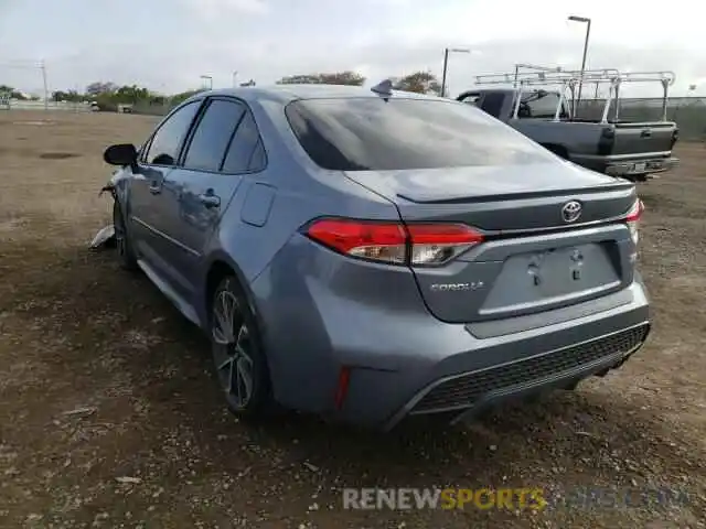 3 Photograph of a damaged car JTDS4RCE0LJ010874 TOYOTA COROLLA 2020