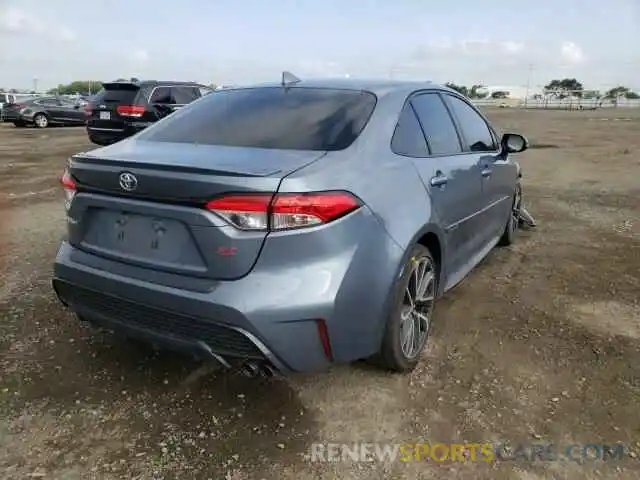 4 Photograph of a damaged car JTDS4RCE0LJ010874 TOYOTA COROLLA 2020