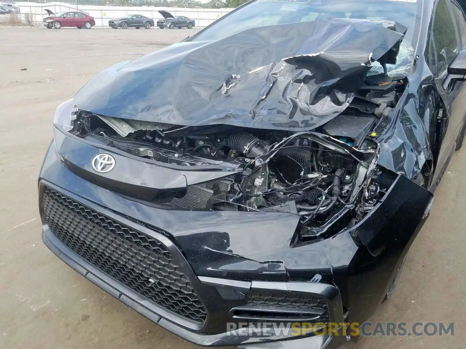 9 Photograph of a damaged car JTDS4RCE0LJ011619 TOYOTA COROLLA 2020