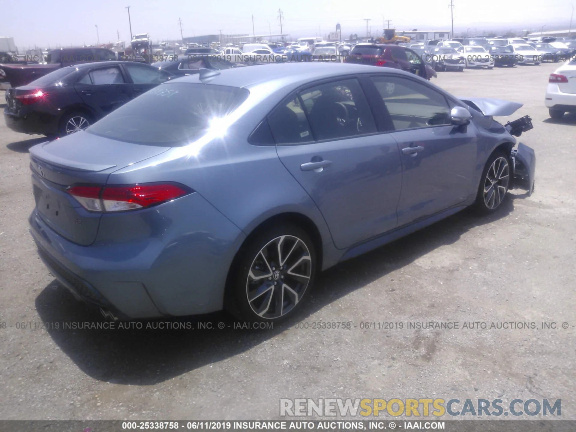 4 Photograph of a damaged car JTDS4RCE0LJ012477 TOYOTA COROLLA 2020