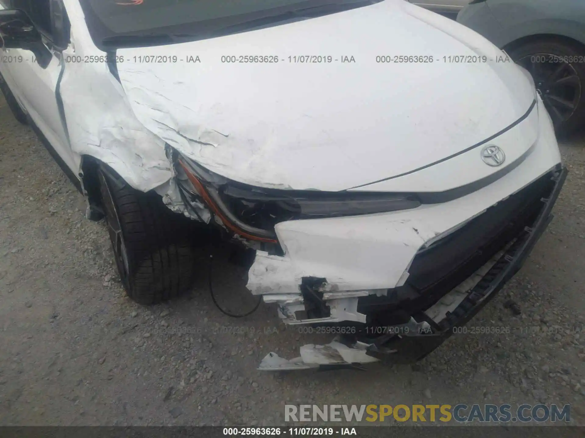 6 Photograph of a damaged car JTDS4RCE0LJ012625 TOYOTA COROLLA 2020