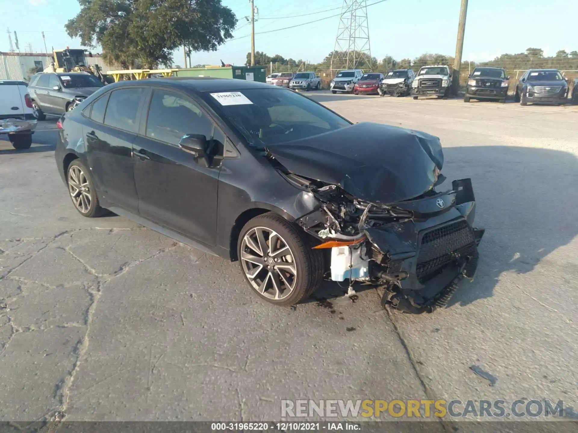 1 Photograph of a damaged car JTDS4RCE0LJ012690 TOYOTA COROLLA 2020