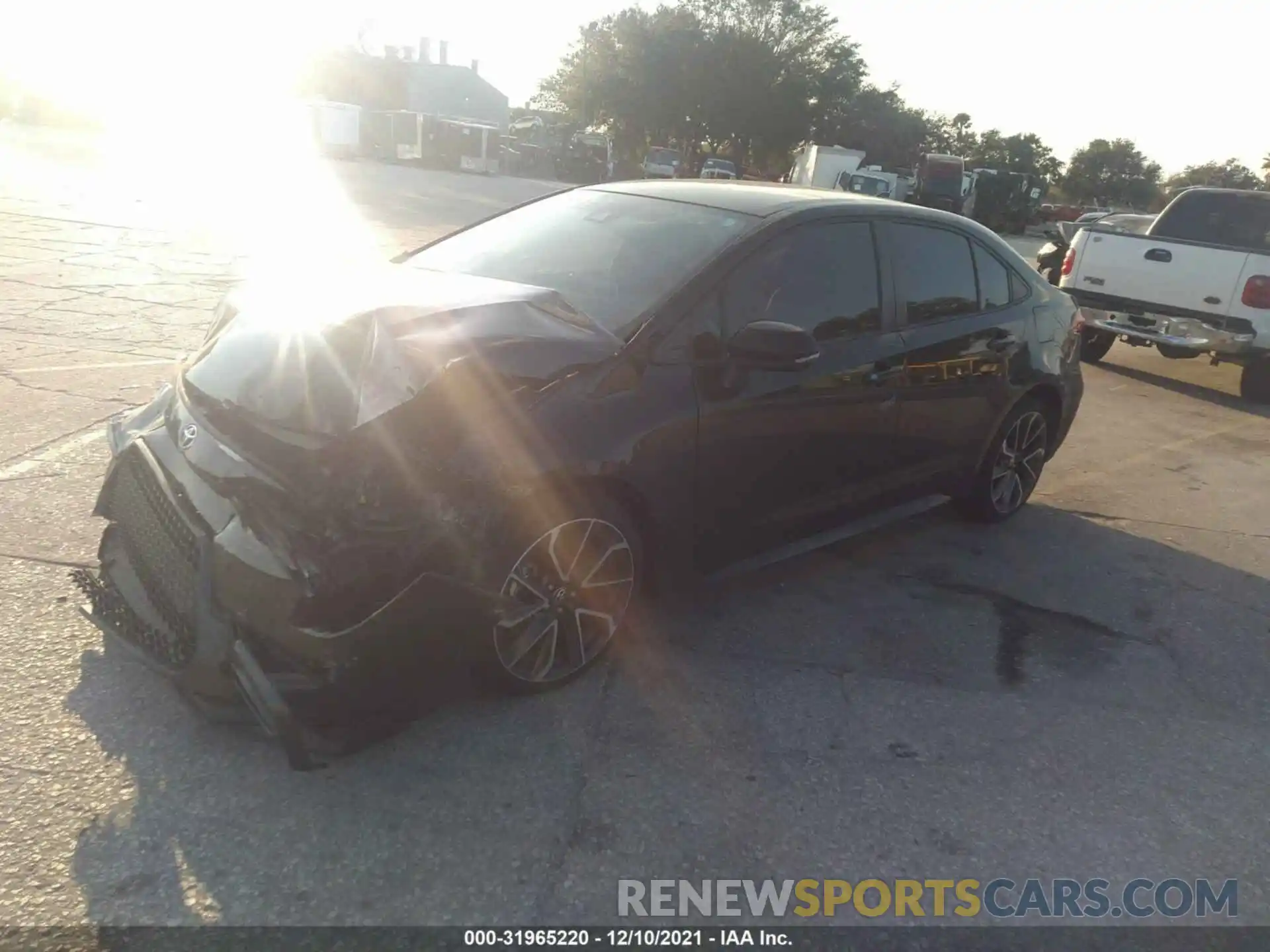 2 Photograph of a damaged car JTDS4RCE0LJ012690 TOYOTA COROLLA 2020