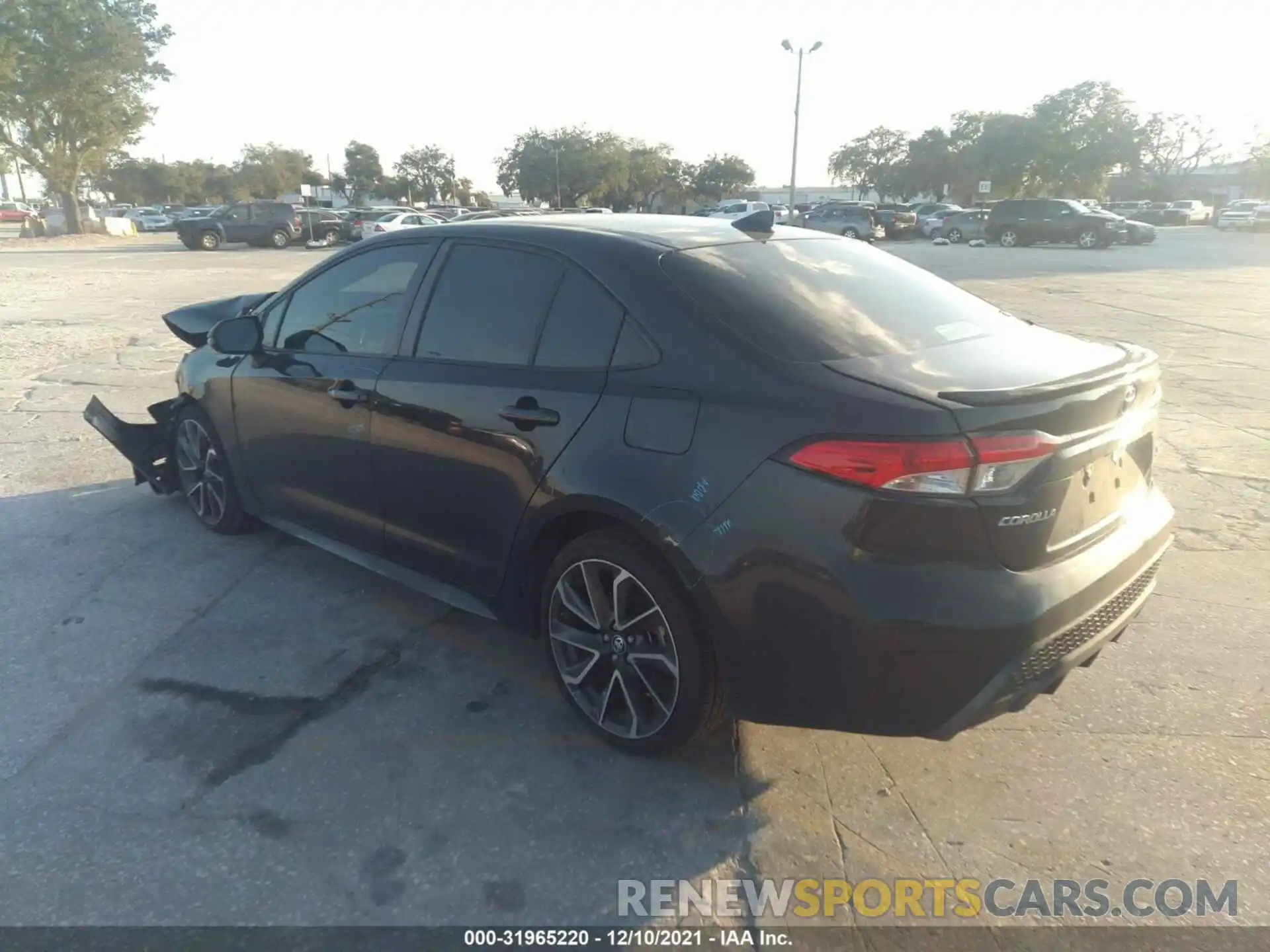 3 Photograph of a damaged car JTDS4RCE0LJ012690 TOYOTA COROLLA 2020