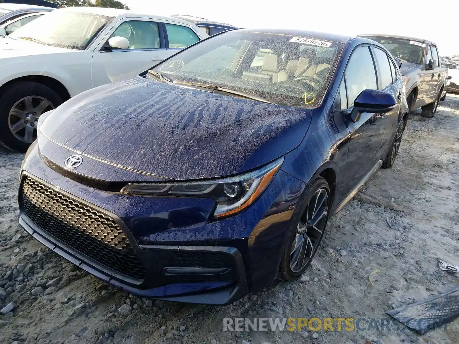 2 Photograph of a damaged car JTDS4RCE0LJ013614 TOYOTA COROLLA 2020