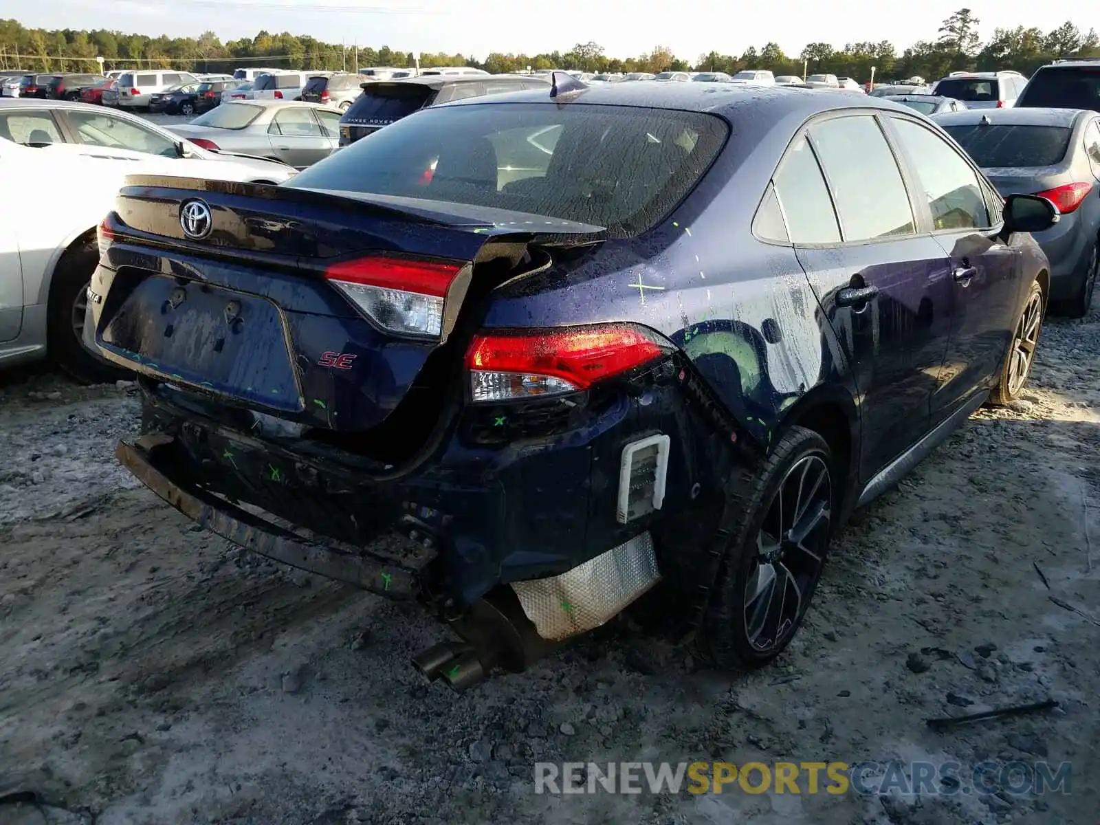 4 Photograph of a damaged car JTDS4RCE0LJ013614 TOYOTA COROLLA 2020