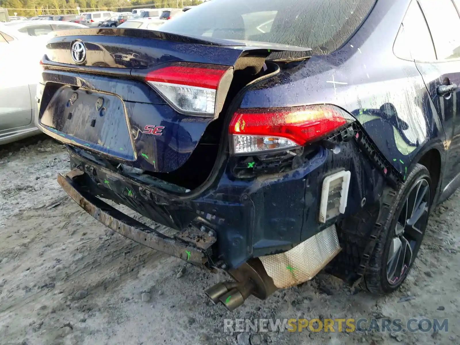 9 Photograph of a damaged car JTDS4RCE0LJ013614 TOYOTA COROLLA 2020