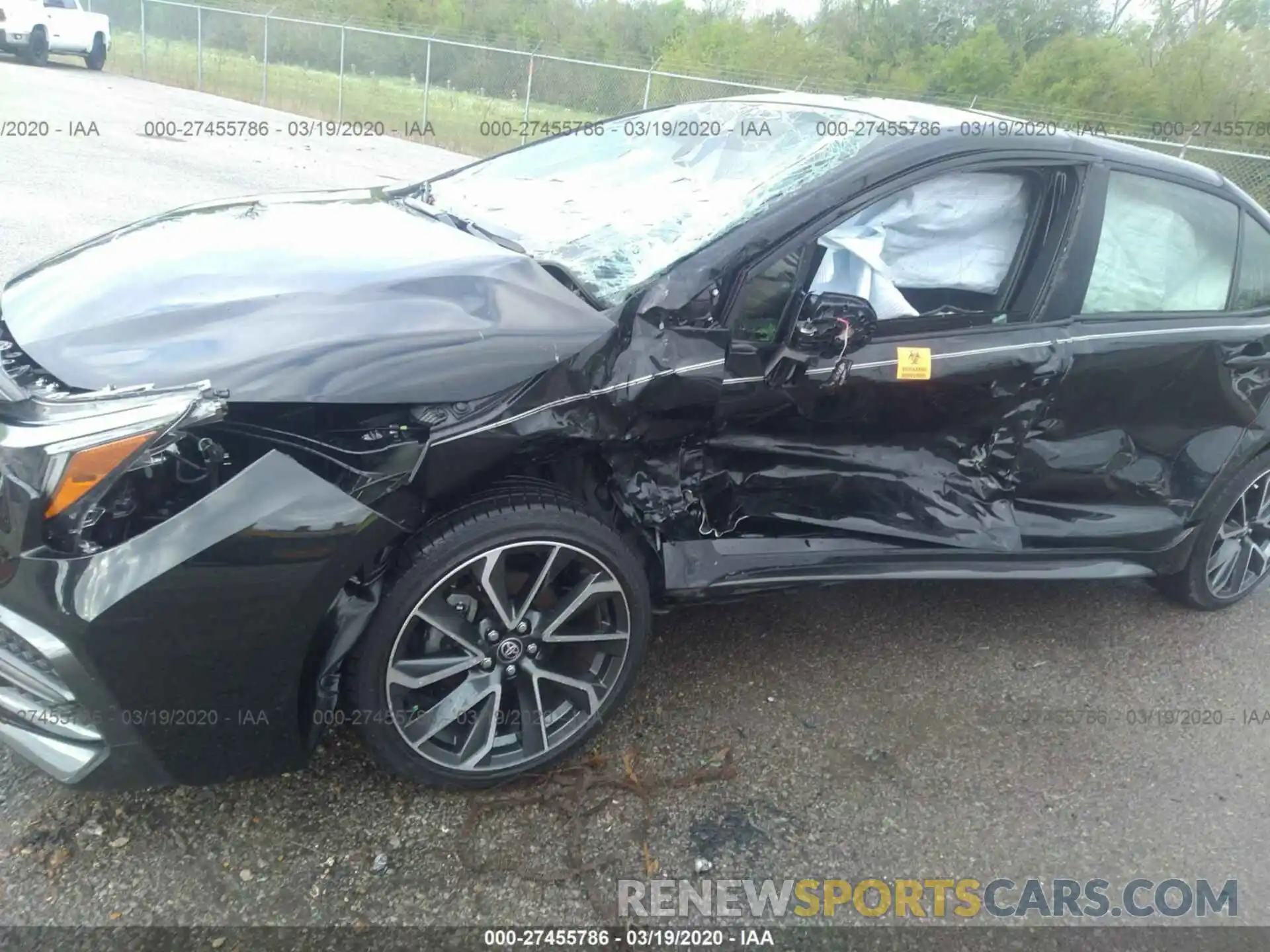 6 Photograph of a damaged car JTDS4RCE0LJ014116 TOYOTA COROLLA 2020